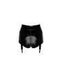 Short à jarretelles Glam F325 vinyle et wetlook