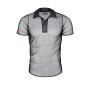 Polo en maille noire transparente - Regnes