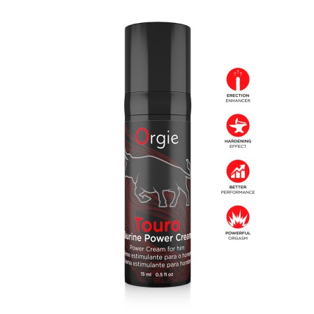Crème pour améliorer l'érection Touro Power 15ml
