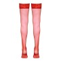 Bas autofixants rouge - Cotelli Legwear